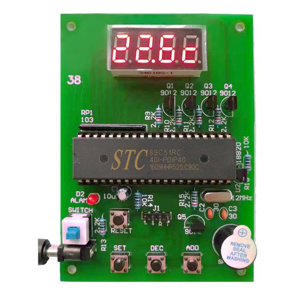 Sensor ZGSJBKL DS18B20 Temp 0‑99 °C – Kit de Práctica de Soldadura