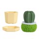 thumbnail image 2 of Juego De Cepillos Para Fregar Platos De Cactus, Cepillo Portátil Para Ollas, Sartén Para Platos De Verduras, Verde, 2 of 3