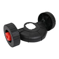 Magideal - Accesorio De Rueda De Soporte Para Cortacésped Resistente A La Oxidación Fácil De Instalar Ruedas De Soporte De Cortacésped Ajustables De 5,7 Cm Para