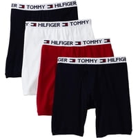 Calzoncillo Bóxer Tommy Hilfiger Con 4 Bolsillos Para Hombre, Color Rojo, Azul Marino Y Blanco
