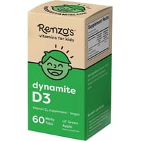Vitamina D3 Renzo'S Dynamite Dissolve Kids, 60 Comprimidos