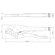 thumbnail image 3 of Alicate Caiman Presión Mordiente Curvo 10 Tramontina Master, 3 of 3