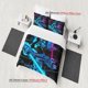 thumbnail image 1 of Jinx Cyberpunk Style Illustration Pattern Three-Piece Set Soft And Comfortable Bedding Set, 1 of 1