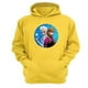 thumbnail image 1 of Polerón Canguro Elsa Y Anna Amarillo Talla Xs Unisex, 1 of 1