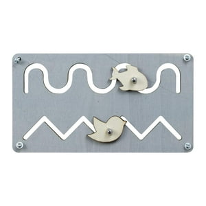 Genérico - Diy Busy Board Track And Slide Juguete Sensorial Para Niños Niñas Regalo De Cumpleaños Bebé Gris