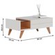 thumbnail image 2 of Mesa Centro Noronha 1 Cajon Café - Blanco, 2 of 4