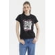 thumbnail image 1 of Polera Mujer Básica Negro / Fucsia, 1 of 4