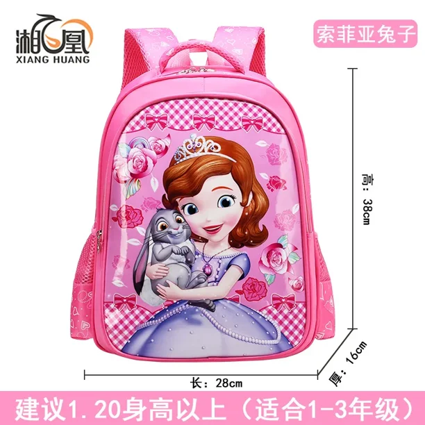 Disney cartoon Mickey mouse backpack Anime children's school bag Primary school students reduce burden schoolbags Spiderman
