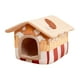 thumbnail image 5 of Camas Para Gatos Para Gatos De Interior, Extraíble, Lavable, Encantadora Cama Para Dormir, Cama Para Gatos, Cueva, Café M, 5 of 5