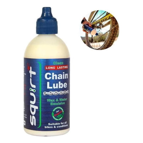 Lubricante De Cadena Squirt 120ml Dry Lube Long Todo Clima