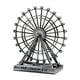 thumbnail image 2 of Estatua Giratoria De La Rueda De La Fortuna, Escultura Moderna Para Estante De Gabinete De TV De Mesa, Gris Plateado, 2 of 3