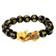 thumbnail image 4 of Chino Feng Shui Obsidian Bead Pixiu Charms Pulsera Joyería Negro, 4 of 5