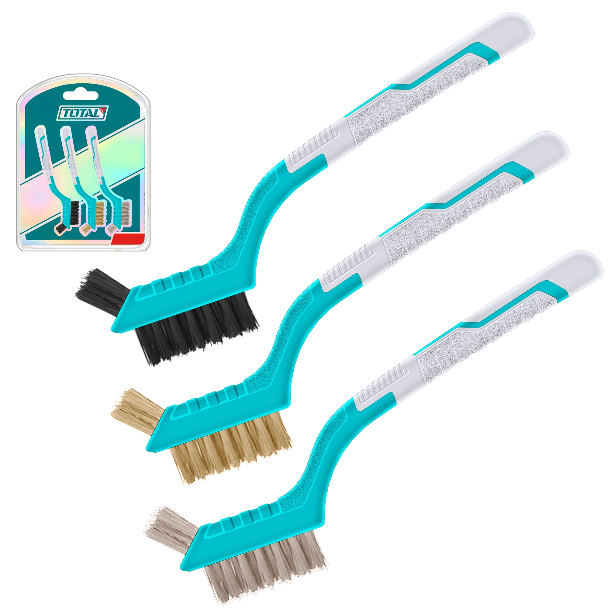 Juego Mini Escobillas Por 3 Piezas Total