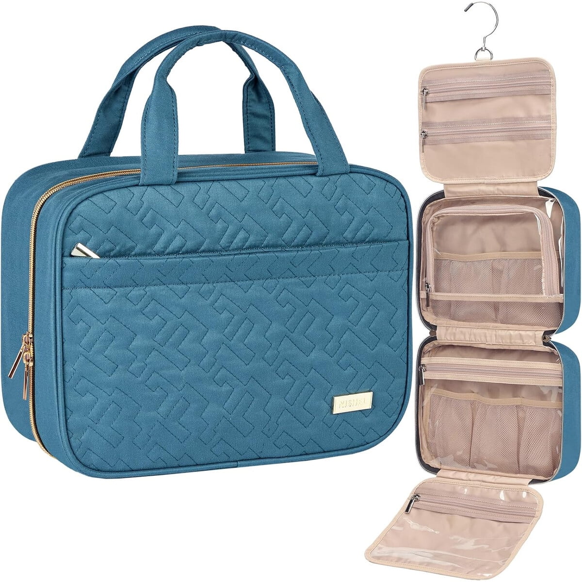 Neceser De Viaje Nishel Organizador Colgante 10.4x8in Mujer