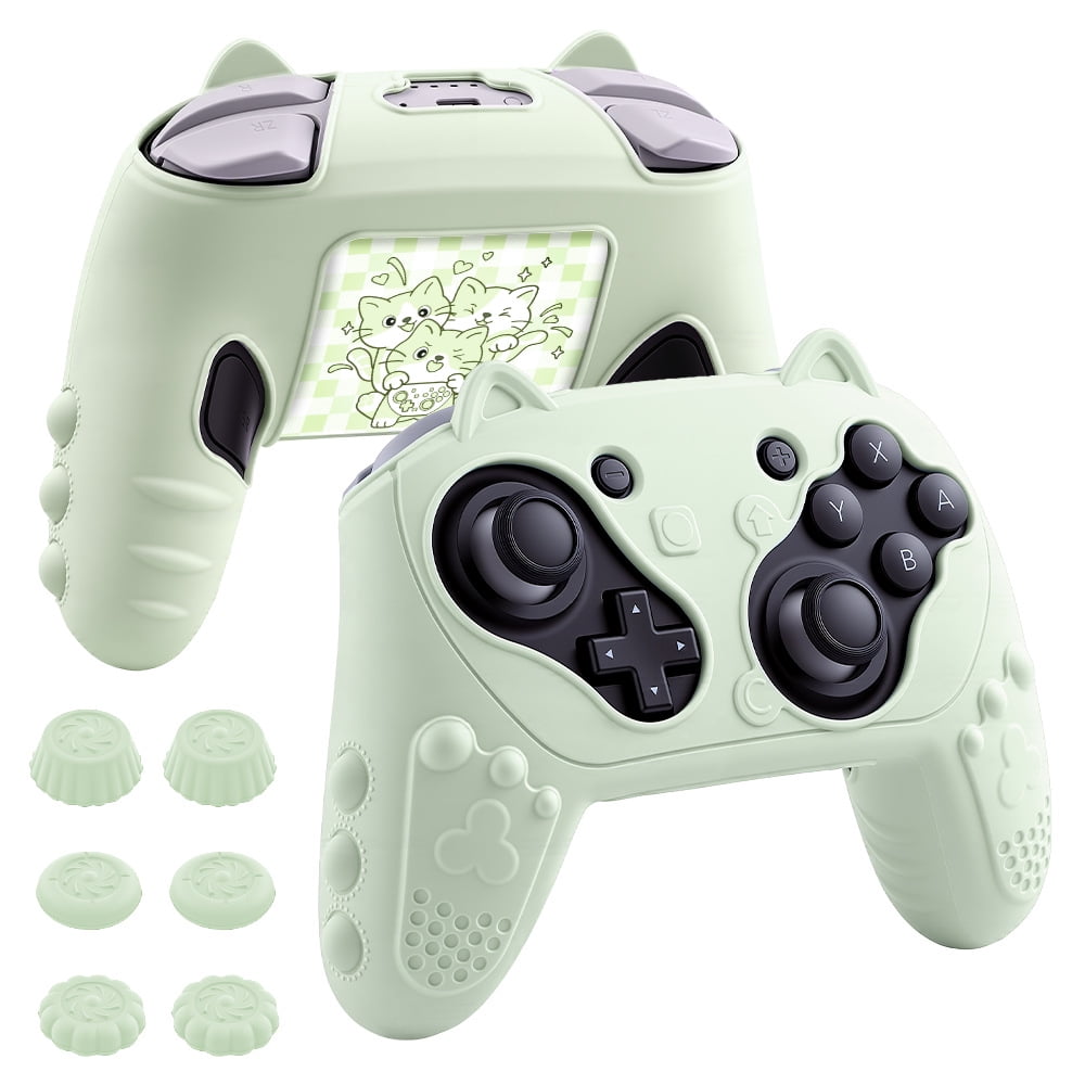 Genérico - Funda Protectora De Silicona Para Controlador Switch 2 Pro Con Tapas Para Joystick Y Stickers – Accesorios De Gamepad Suaves Y Cómodos