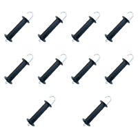 Magideal - 10 Manijas Para Puertas De Cercas Eléctricas, Manijas Con Resorte Aislado, Manijas Para Puertas De Cercas De Fácil Instalación Para Granjas, Exteriore