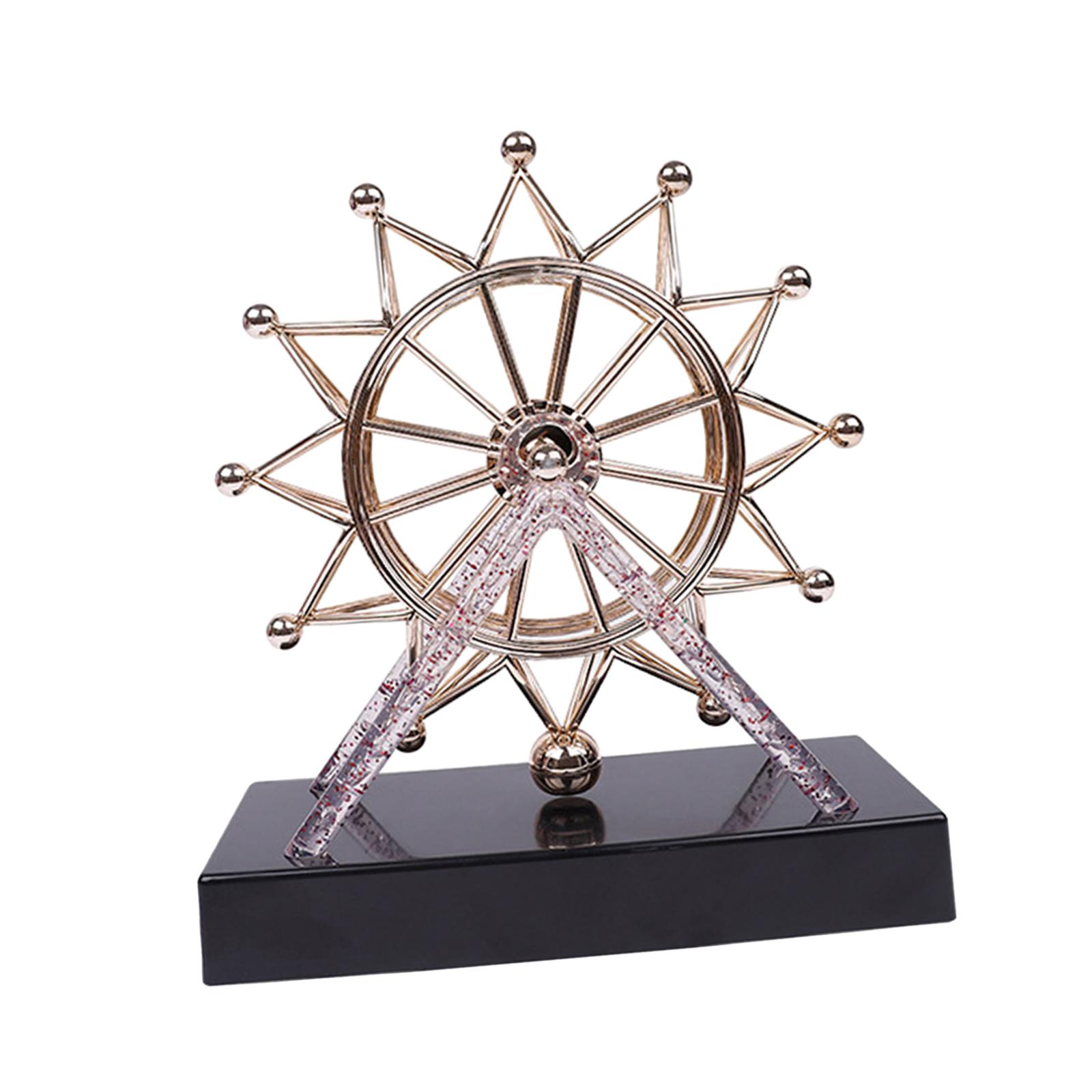 Bothyi - Adorno De Rueda De La Fortuna, Adorno De Escritorio Para Estantería De Oficina, Decoraciones Para El Hogar