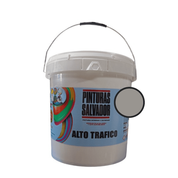 Galón alto trafico gris 4lt