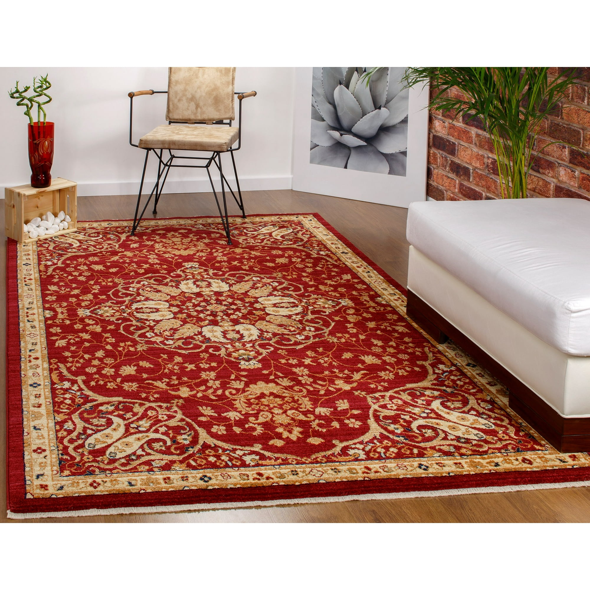 Home Fashion.cl - Alfombra Oriental Wave 120x180 Cm Rojo