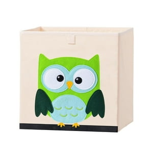 Caja Organizador Juguetes Ropa Infantil Kivara Buho Multicolor