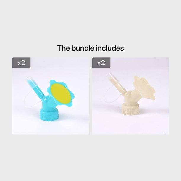 Make Your Garden Bloom with our Cute and Elegant 1pc Double Head Watering Nozzle Head - Perfect for Small Plants
