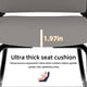 thumbnail image 3 of Minimalist Modern Office Chair – Metal Frame, Soft & Comfortable, Home & Office Use, Multiple Colors Available, 3 of 3
