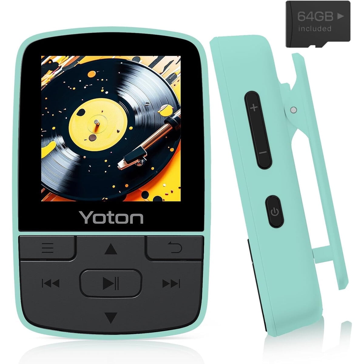 Reproductor Mp3 Yoton 64gb Bluetooth 5.2 Hifi Clip Fm