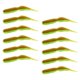 thumbnail image 4 of Siluses De Algodón Regalos Les De Pesca De Olas Para Truchas Mandarina De Agua Salada Verde 12x 63 Mm1.5g, 4 of 5