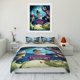 thumbnail image 1 of Princess and The Frog Printed Bedding Set Cartoon Anime Duvet Cover Comforter Cover Boys Girls Children Adults Twin King Bed Sheets, 1 of 5