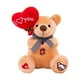 thumbnail image 4 of Precioso Oso De Peluche, Regalos Del Día De San Valentín Para Novia, Niños, Regalos Navideños, Marrón Claro, 4 of 5