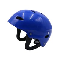 Magideal - Casco De Seguridad Para Casco Duro, Casco De Protección Transpirable, Resistente Y Multifuncional, Casco Deportivo Para Montañismo, Aventuras En Ríos Azul