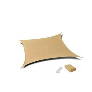 Genérico - Toldo Vela Rectangular 2X3 Color Beige
