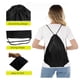 thumbnail image 2 of Mochila con Cordón CAIHONG Paquete de 100 Unidades Nylon Negro 42x36 cm, 2 of 7