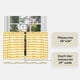 thumbnail image 4 of Juego de cortinas para ventana ACHIM Buffalo Check Tier, amarillo y marfil, 4 of 6