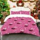 thumbnail image 1 of Little Knight Pink Background Printed Duvet Cover Set A Practical Set Made from Soft and Comfortable Material for a Cozy Sleep Experience Suitable for Various B, 1 of 1
