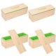 thumbnail image 1 of Molde para jabón kukmakri pack de 4, 1200 ml, con tapa de madera, 1 of 7