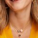 thumbnail image 4 of Collar Kendra Scott Fútbol Baño de Oro de 14k con Perla Marfil, 4 of 6