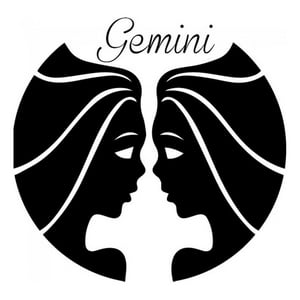 Rienda Libre Graphics - Decomural Gemini Twins Zodiac Ws-32920