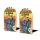 thumbnail image 1 of Los Archies Sujetalibros decorativos temáticos, tope para estantería con base antideslizante, uso dual para hogar y oficina - 2 piezas, 1 of 6