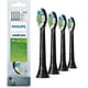thumbnail image 1 of Paquete de 4 cabezales para cepillos de dientes Philips Sonicare Optimal Whitening Black, 1 of 3