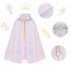 thumbnail image 4 of Capa de princesa para niñas, disfraz de princesa con corona, capa de disfraz de Halloween para niños, capa de princesa para fiesta de cosplay de carnaval, 4 of 5