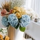 thumbnail image 4 of Flores artificiales, hortensia azul Kisflower, 6 unidades, seda, 4 of 6