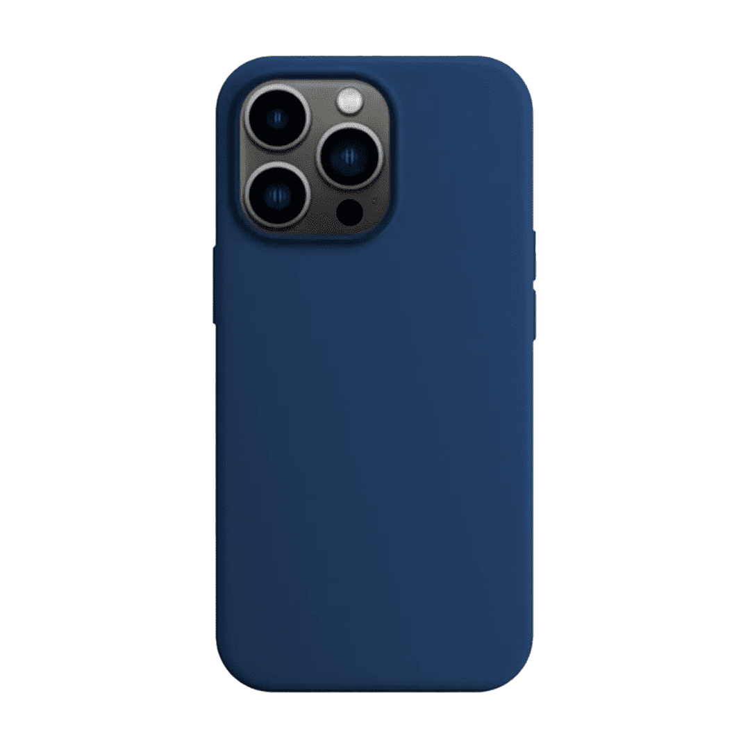 Genérico - Carcasa Silicona Iphone 14 Pro Max Azul