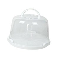 Magideal - Portador De Pasteles Con Asa, Caja Portátil Para Pasteles, A Prueba De Polvo, Multifuncional, Muffin, Tarta, Galleta, Postre, Para Frutas, Donuts , 6 Pulgadas
