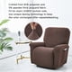 thumbnail image 2 of Funda elástica para sillón reclinable, cobertura total, color liso, repuesto para sofá, 2 of 5