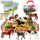 thumbnail image 1 of Figuras de animales de granja BOLZRA, 53 unidades, con vallas y bloques, 1 of 7