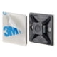 thumbnail image 2 of Soportes de cierre con cremallera XHF HS-101S negros, 100 unidades, 2 of 6