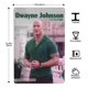 thumbnail image 3 of Dwayne Johnson Cartel de metal, decoración de pared con cartel de metal personalizado, regalos para aficionados, amigos, familia y seres queridos 30x20 cm, 3 of 6