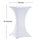 thumbnail image 3 of Manteles Ajustados Tina's Paquete de 12 81x109 cm Spandex Blanco, 3 of 7