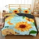 thumbnail image 1 of Sunflower Blue Bedding Set Quilt Duvet Cover Pillowcase3-Piece Bedding Set (1 Duvet Cover + 2 Pillow Shams), 1 of 3
